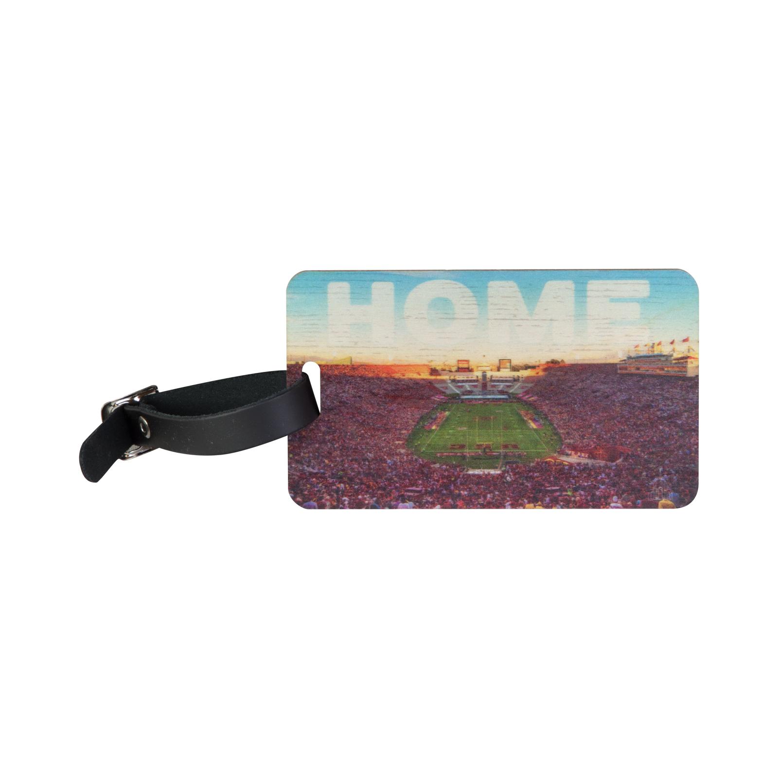 USC Coliseum Home Wooden Luggage Tag image01